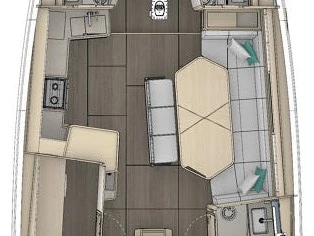 Location bateau Sukošan pas cher Dufour 48