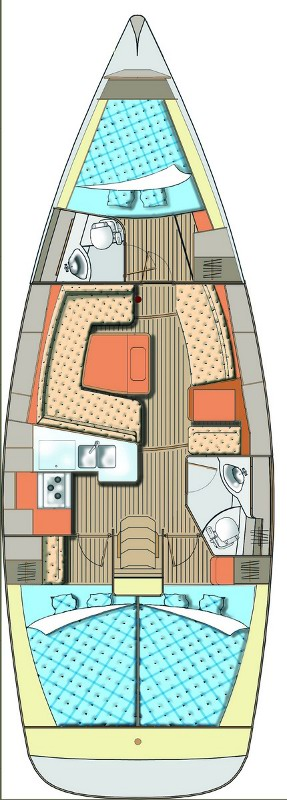 Location bateau Elan Impression 40 à Pula sur Samboat