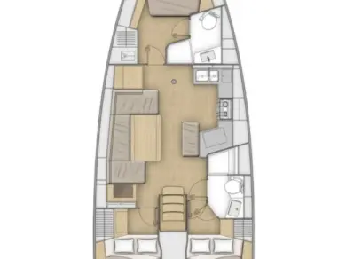 Location bateau Split pas cher Oceanis 40.1