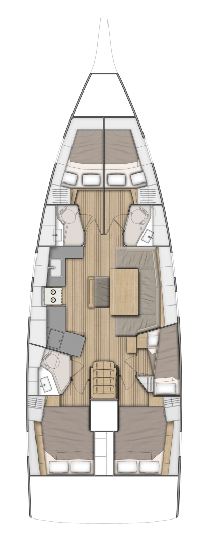 Location à Pomer - Bénéteau Oceanis 46.1 sur SamBoat