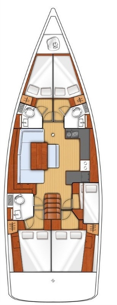 Location bateau Bénéteau Oceanis 48 à Pomer sur Samboat