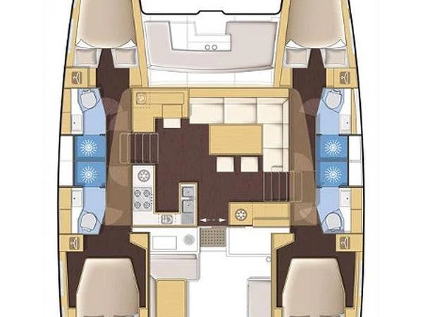 Location bateau Lagoon Lagoon 450 F à Álimos sur Samboat
