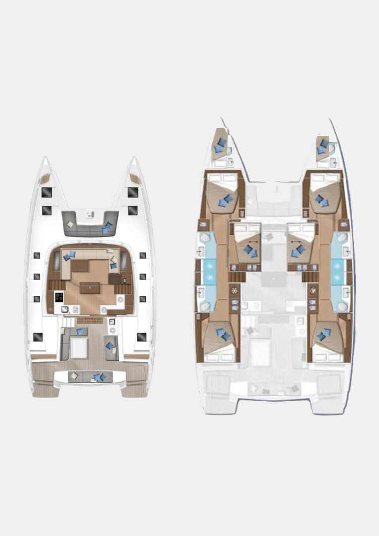 Location Catamaran à Álimos - Lagoon Lagoon 50