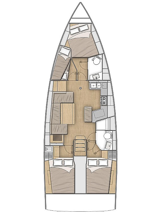 Location Voilier à Lefkáda - Bénéteau Oceanis 40.1