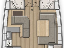 Bénéteau Oceanis 51.1 a louer à Lefkáda