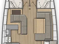 Bénéteau Oceanis 51.1 a louer à Lefkáda