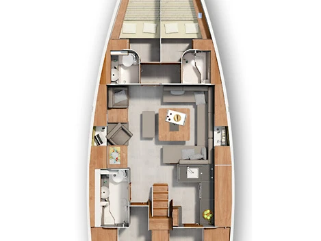 Location bateau Hanse Hanse 455 à Sibenik sur Samboat