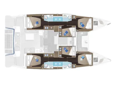 Louer Catamaran avec ou sans skipper Lagoon à Seget Donji