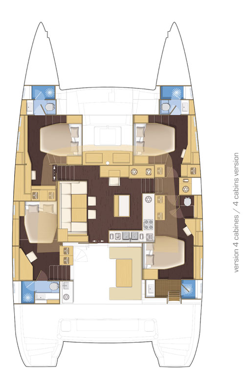 Location Catamaran à Tromsø - Lagoon Lagoon 450