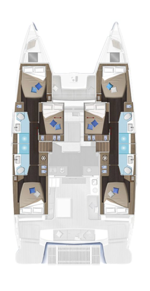 Location bateau Lagoon Lagoon 51 à Tromsø sur Samboat