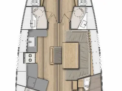Bénéteau Oceanis 46.1 a louer à Rogač