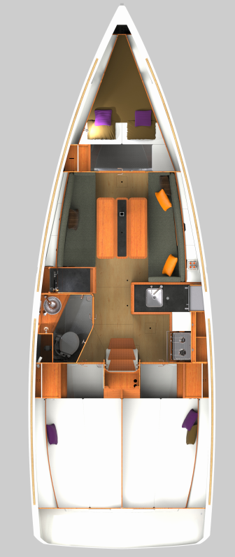 Location bateau Rogač pas cher Sun Odyssey 349
