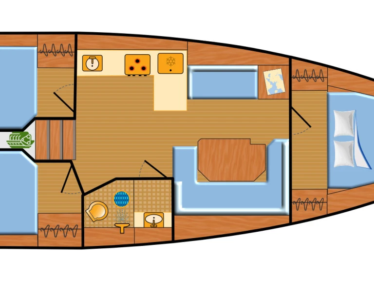 Location bateau Bavaria Bavaria C38 à Palma de Majorque sur Samboat