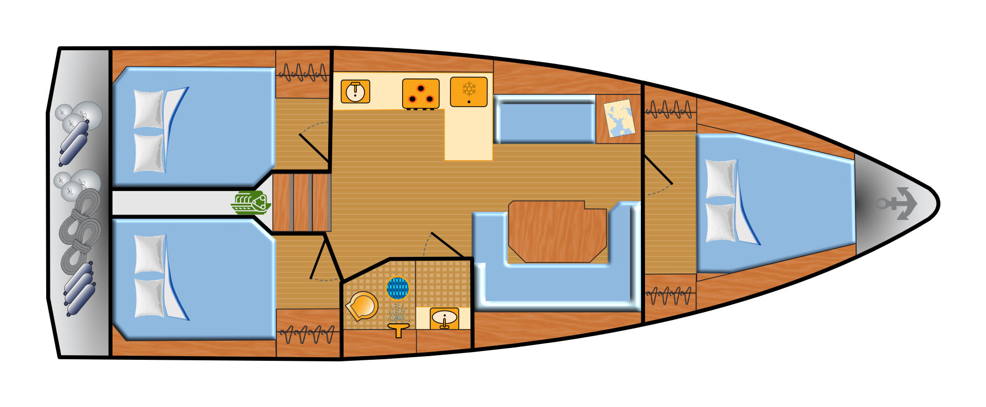 Location bateau Bavaria Bavaria C38 à Palma de Majorque sur Samboat