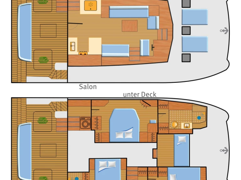 Location Bateau à moteur à Palma de Majorque - Fountaine Pajot Fountaine Pajot MY6