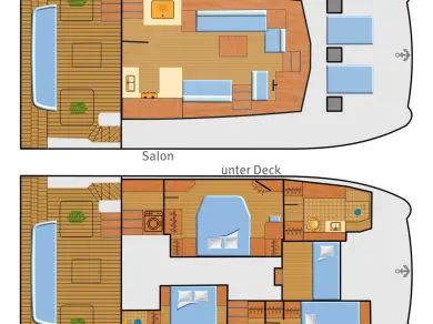 Location Bateau à moteur à Palma de Majorque - Fountaine Pajot Fountaine Pajot MY6