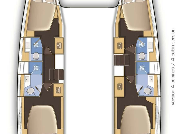 Location bateau Lagoon Lagoon 42 à Salamína sur Samboat