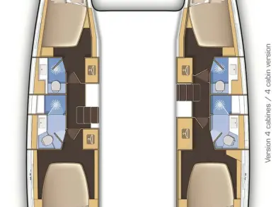 Location bateau Lagoon Lagoon 42 à Salamína sur Samboat