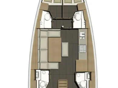 Location bateau Kaštela pas cher Dufour 460 Grand Large