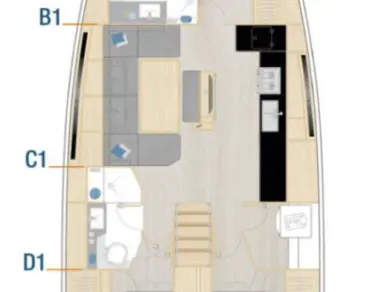 Hanse Hanse 460 a louer à Kaštela