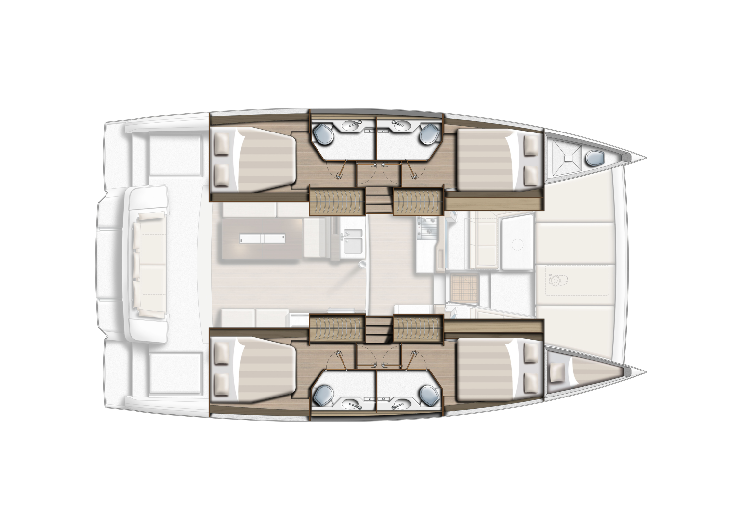 Location Catamaran à Pirovac - Bali Bali 4.2