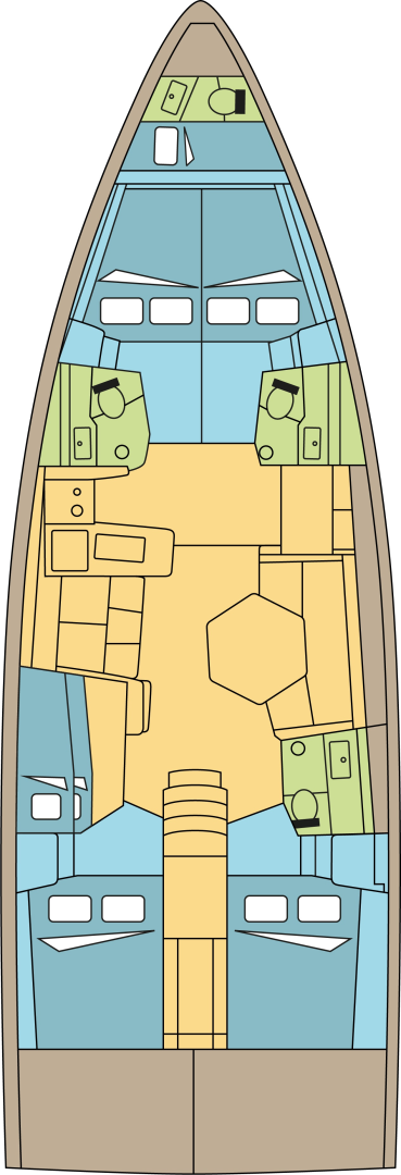 Location bateau Seget Donji pas cher Dufour 48