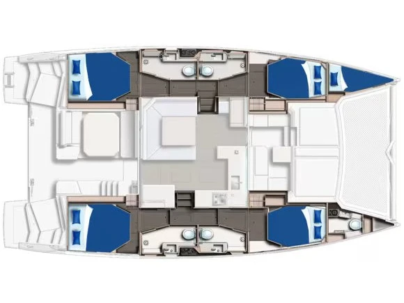 Location Catamaran Leopard avec permis