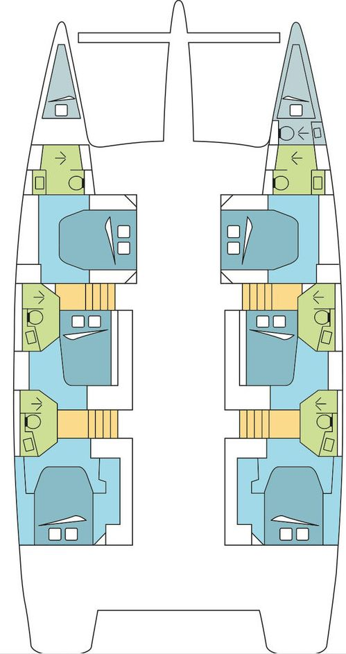Location Catamaran Fountaine Pajot avec permis