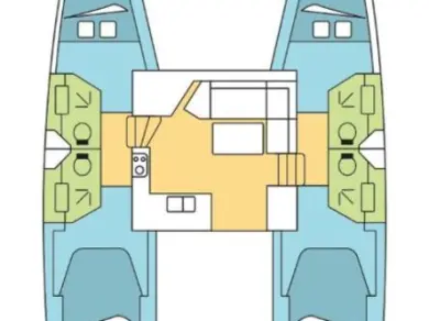 Location bateau Le Marin pas cher Lucia 40