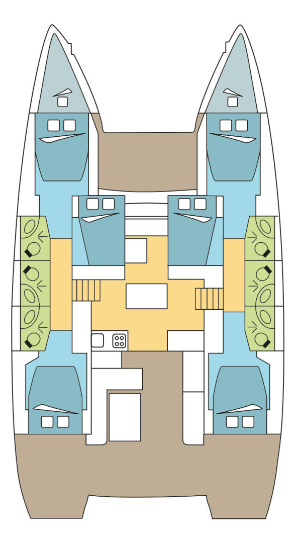 Louer Catamaran avec ou sans skipper Lagoon à Parham Town