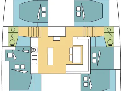 Location bateau Álimos pas cher Lagoon 52 F