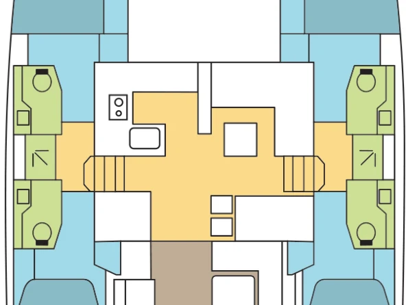 Location bateau Le Marin pas cher Nautitech 46 Fly