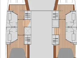 Location Catamaran à Álimos - Fountaine Pajot Isla 40