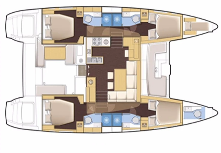 Location à Álimos - Lagoon Lagoon 450 F sur SamBoat