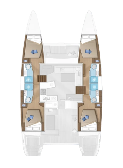 Location Catamaran Lagoon avec permis