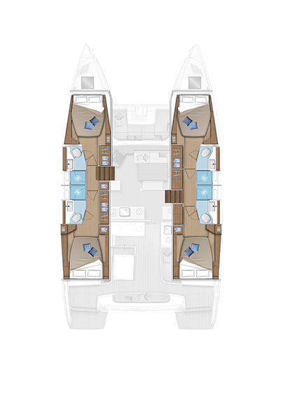 Location Catamaran à Álimos - Lagoon Lagoon 46