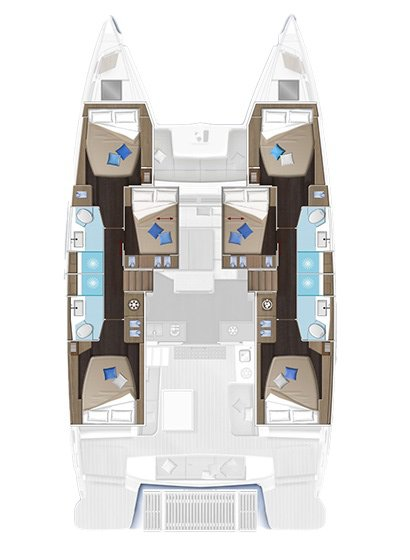 Location Catamaran à Álimos - Lagoon Lagoon 51