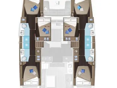 Location Catamaran à Álimos - Lagoon Lagoon 51
