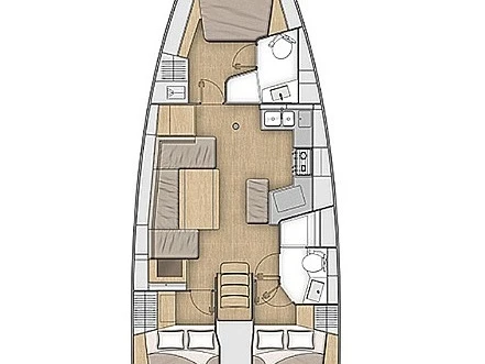 Location bateau Lefkáda pas cher Oceanis 40.1