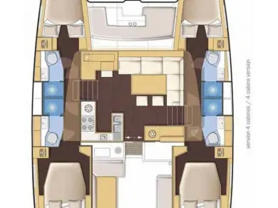 Location Catamaran Lagoon avec permis
