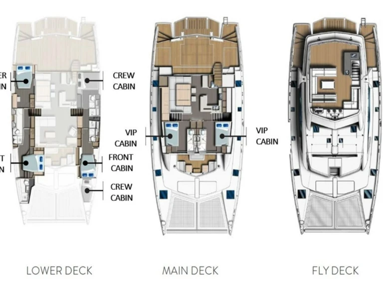 Location Catamaran Leopard Catamarans / Robertson & Caine avec permis