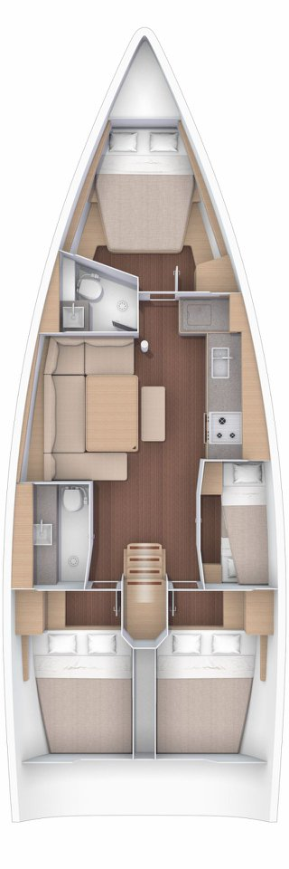 Location à Marseille - Dufour Dufour 430 Grand Large sur SamBoat