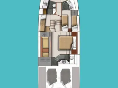 Galeon Galeon 640 Fly a louer à Split