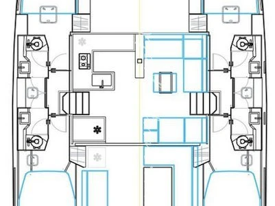 Location Catamaran à Álimos - Nautitech Nautitech 46 Fly