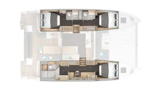 Location bateau Lagoon Lagoon 43 à Rogoznica sur Samboat