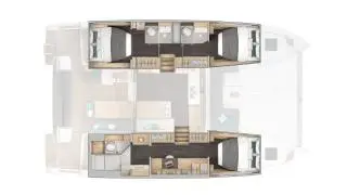 Location bateau Lagoon Lagoon 43 à Rogoznica sur Samboat