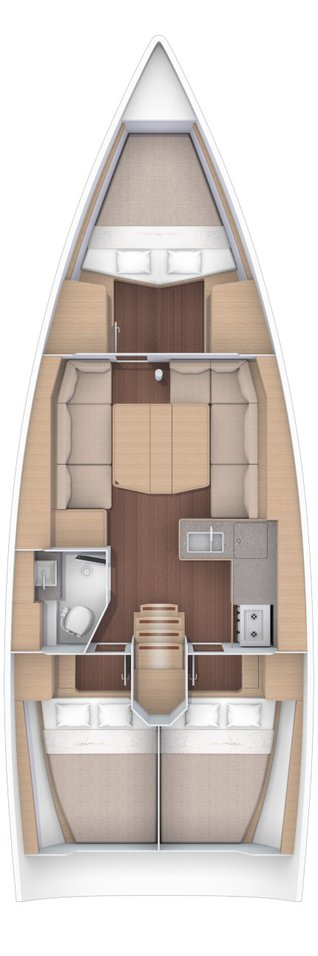 Location à La Rochelle - Dufour Dufour 390 sur SamBoat