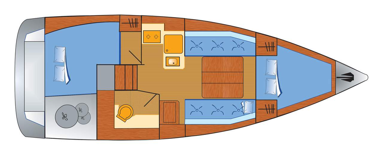 Location bateau Heiligenhafen pas cher Dufour 310