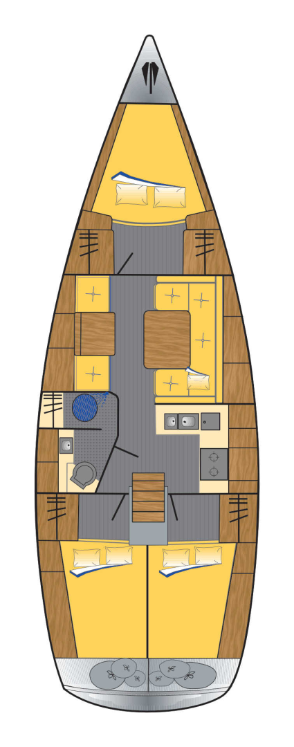 Location bateau Hanse Hanse 370 à Heiligenhafen sur Samboat
