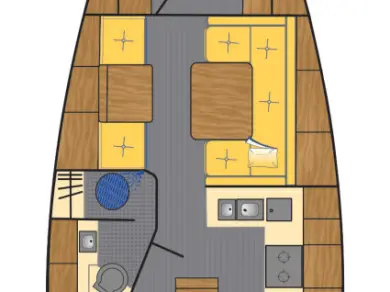 Location bateau Hanse Hanse 370 à Heiligenhafen sur Samboat